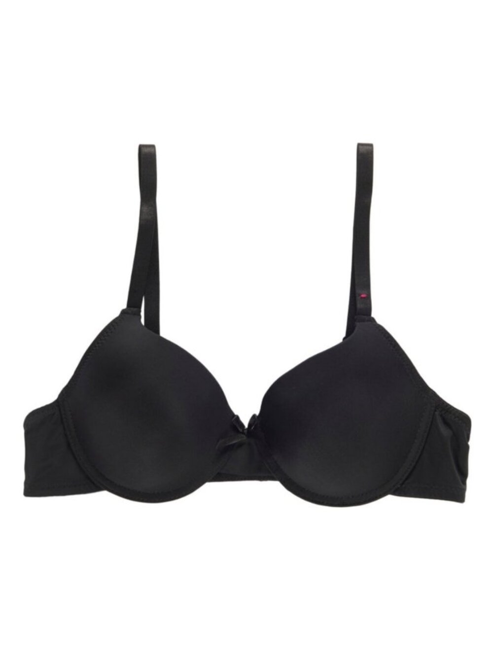 Carisma Black Tshirt Bra Lightly Padded Underwire Cups Womens Size 38B